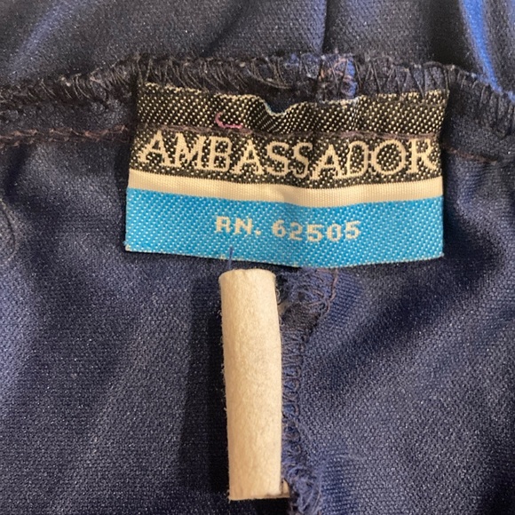 Medium Ambassador Navy Pleated Split Skirt - Picture 8 of 10